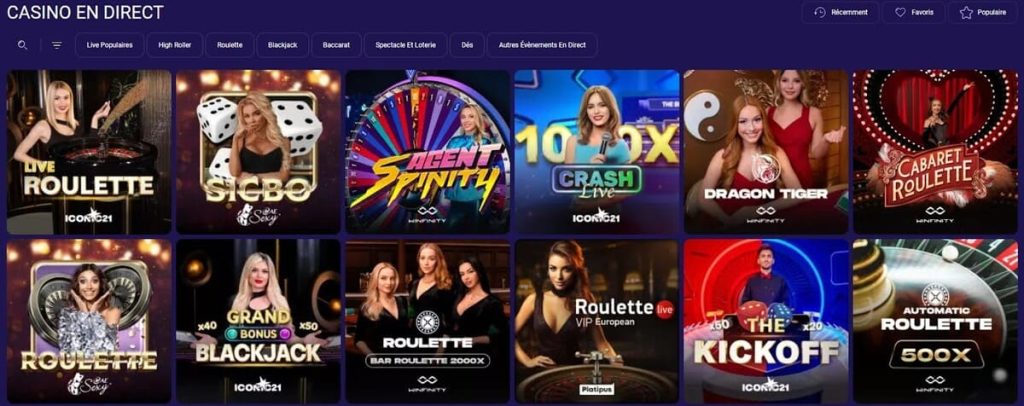 Igobet Casino jeux live
